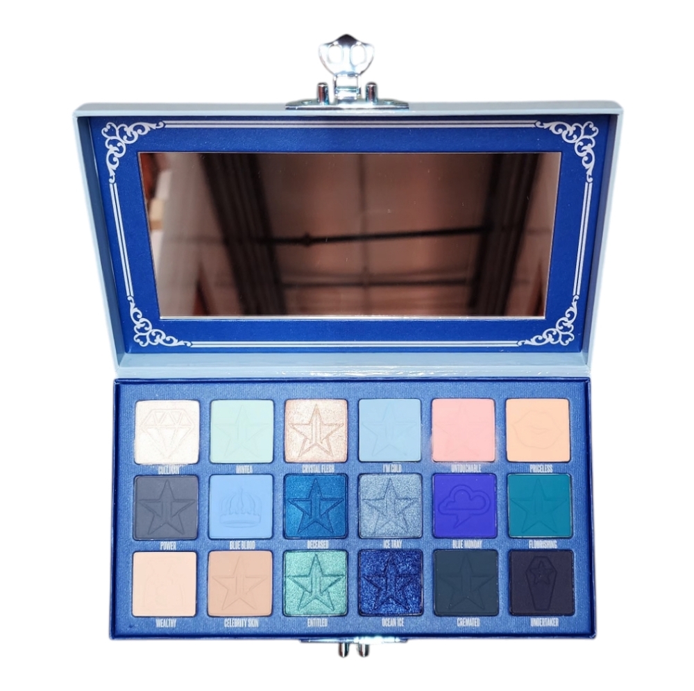New Jeffrey Star Blue Blood Eye Shadow Vault with original box